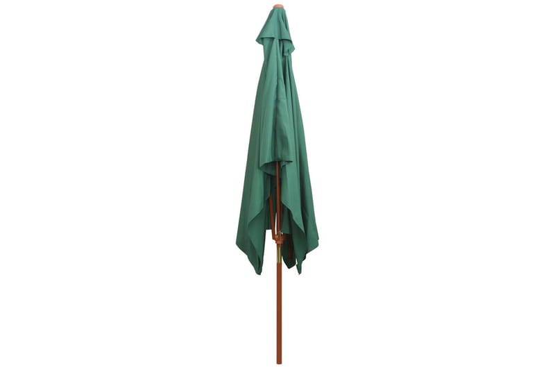Parasoll 200x300 cm trestang grønn - Grønn - Hagemøbler - Solbeskyttelse - Parasoller