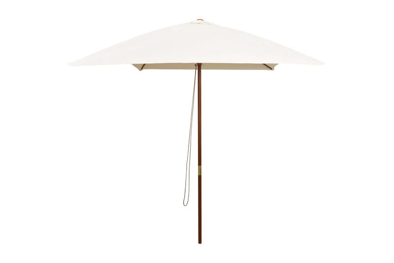 Parasoll 200x300 cm trestang kremhvit - Kremhvit - Hagemøbler - Solbeskyttelse - Parasoller