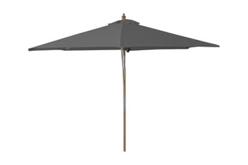 Parasoll 250 cm Ø - Grå - Hagemøbler - Solbeskyttelse - Parasoller