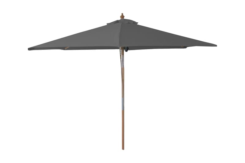 Parasoll 250 cm Ø - Grå - Hagemøbler - Solbeskyttelse - Parasoller