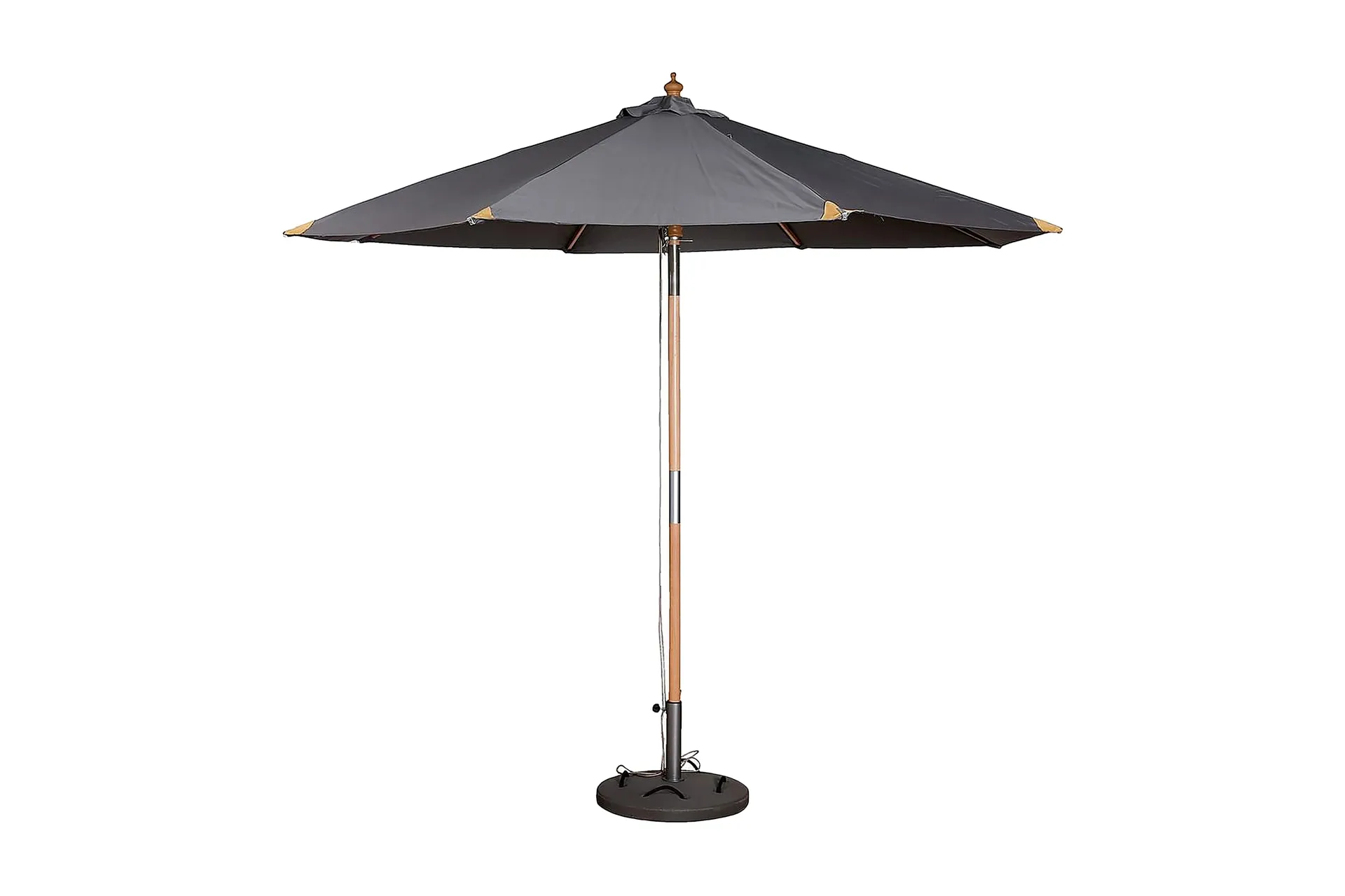 Parasoll 300 cm Ø - Grå