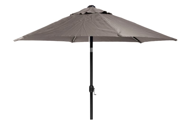 PARASOLL 300CM ALU TAUPE - alu. og polyester - Hagemøbler - Solbeskyttelse - Parasoller