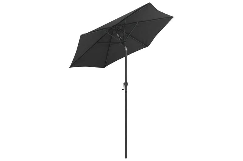 Parasoll antrasitt 200x211 cm aluminium - Hagemøbler - Solbeskyttelse - Parasoller
