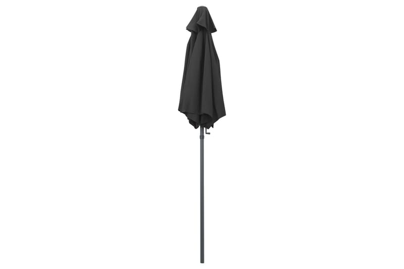 Parasoll antrasitt 200x211 cm aluminium - Hagemøbler - Solbeskyttelse - Parasoller