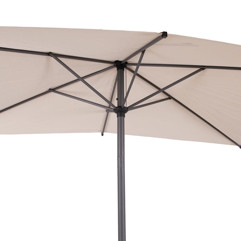 Parasoll HOME4YOU Lyon 2x3 m Beige - Beige - Hagemøbler - Solbeskyttelse - Parasoller - Baliparasoll