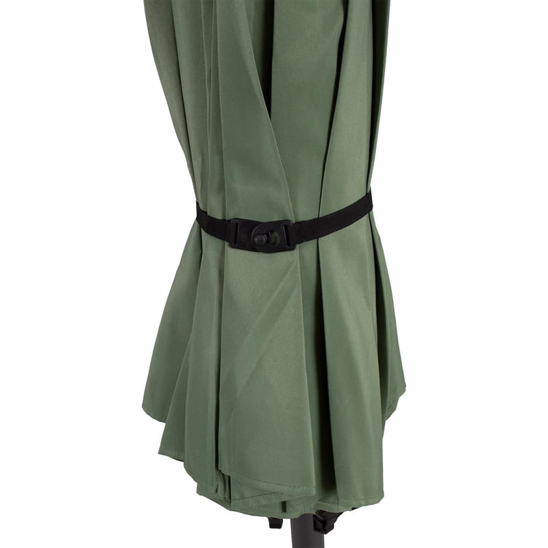 Parasoll HOME4YOU Lyon 3 m Grønn - Grønn - Hagemøbler - Solbeskyttelse - Parasoller - Baliparasoll