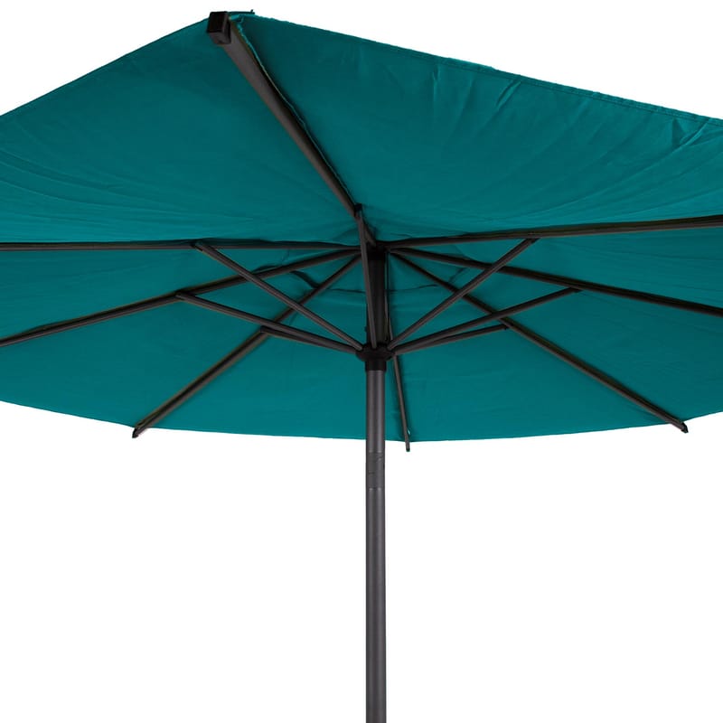 Parasoll HOME4YOU Lyon D3M, havblå - Havsblå - Hagemøbler - Solbeskyttelse - Parasoller - Baliparasoll