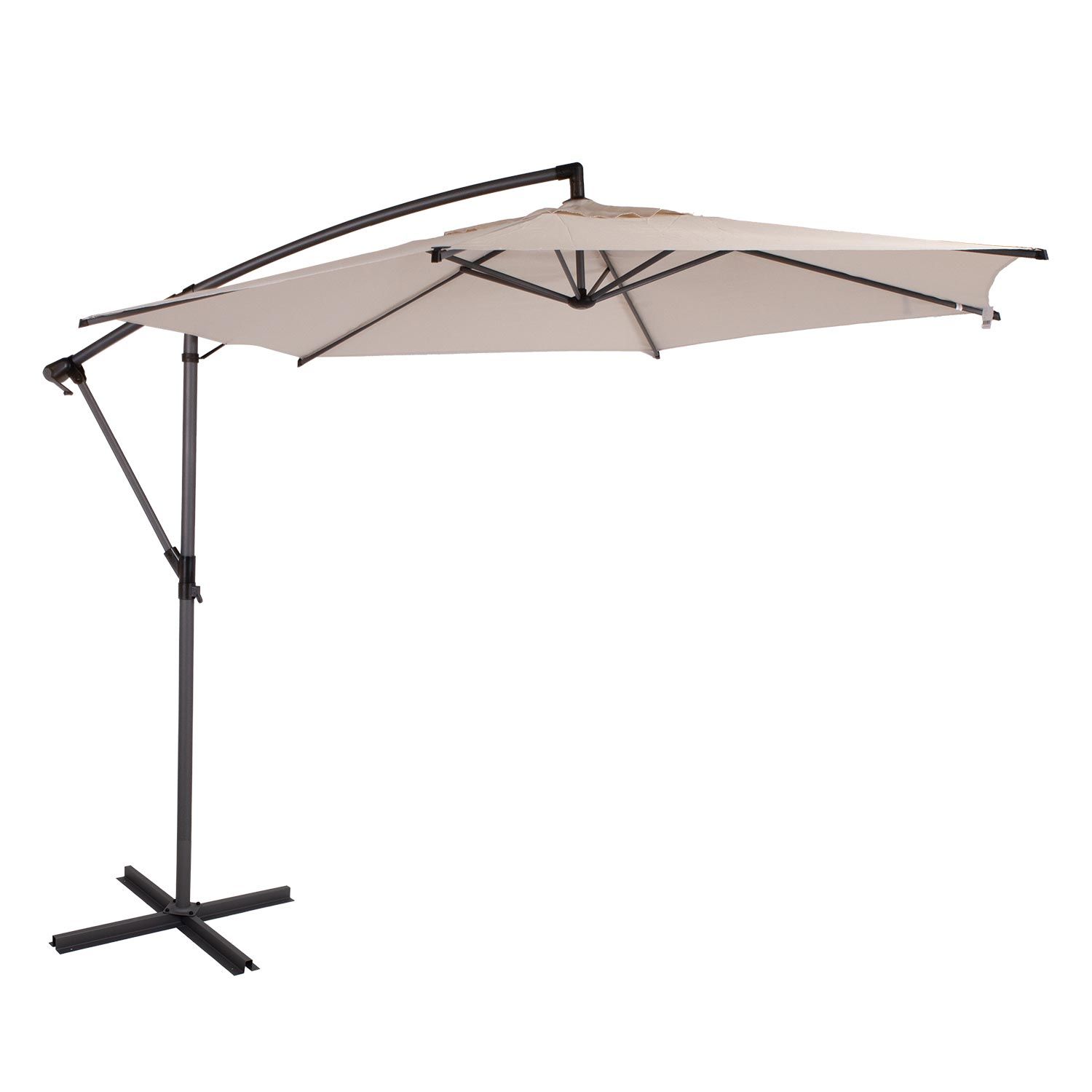 Parasoll HOME4YOU Malta 3 m Beige - beige