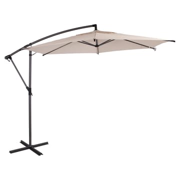 Parasoll HOME4YOU Malta 3 m Beige - beige - Hagemøbler - Solbeskyttelse - Parasoller - Hengeparasoll