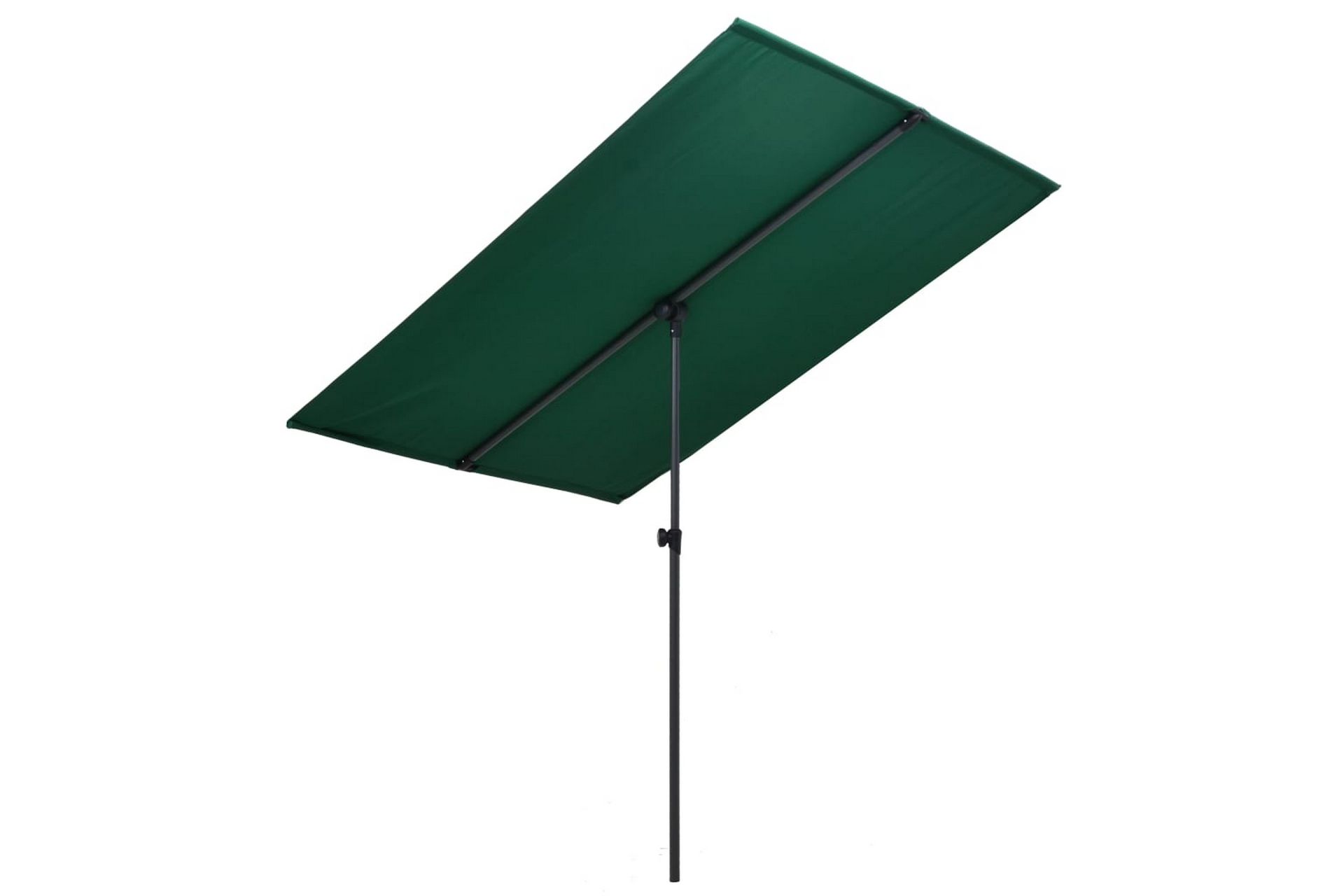 Parasoll med aluminiumsstang 180x130 cm grønn - Grønn - Hagemøbler - Solbeskyttelse - Parasoller