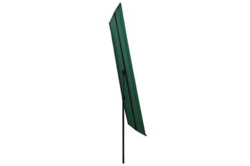 Parasoll med aluminiumsstang 180x130 cm grønn - Grønn - Hagemøbler - Solbeskyttelse - Parasoller