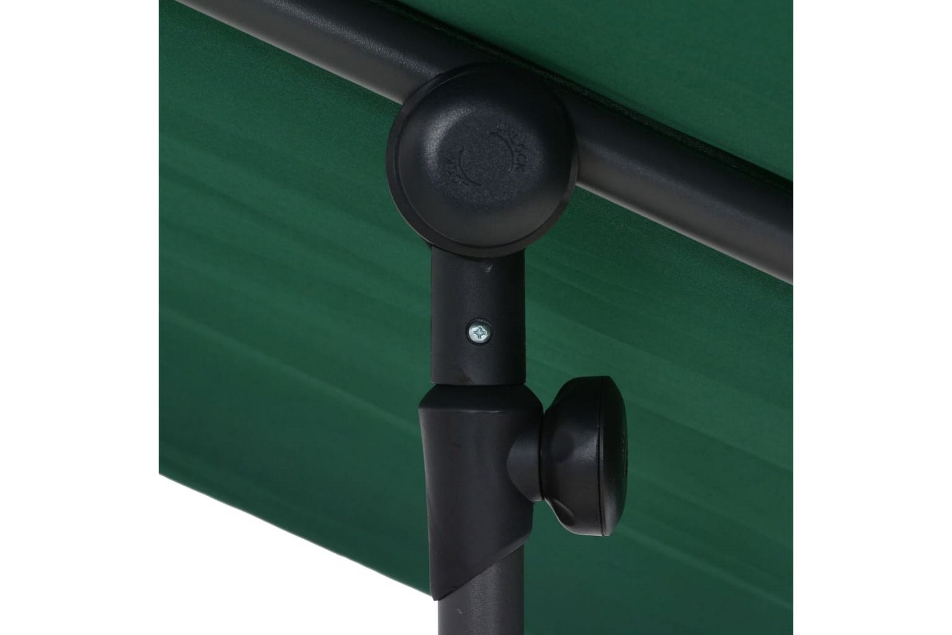 Parasoll med aluminiumsstang 180x130 cm grønn - Grønn - Hagemøbler - Solbeskyttelse - Parasoller