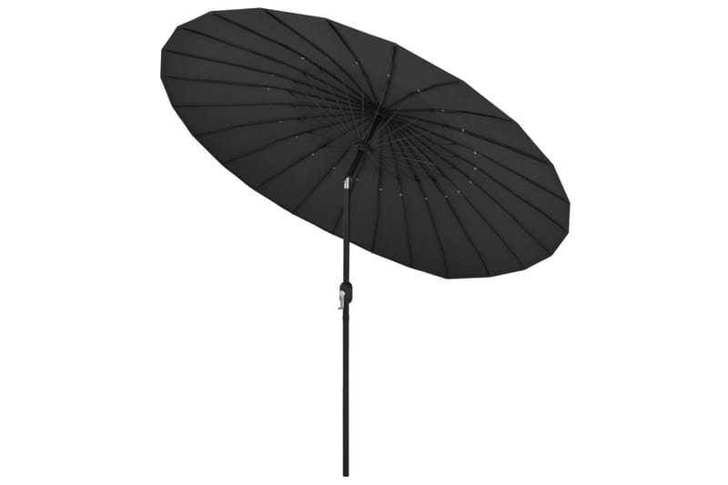 Parasoll med aluminiumsstang 270 cm antrasitt - Grå - Hagemøbler - Solbeskyttelse - Parasoller