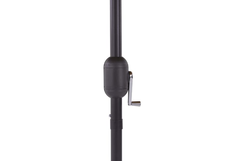 Parasoll med aluminiumsstang 270 cm gråbrun - Brun - Hagemøbler - Solbeskyttelse - Parasoller