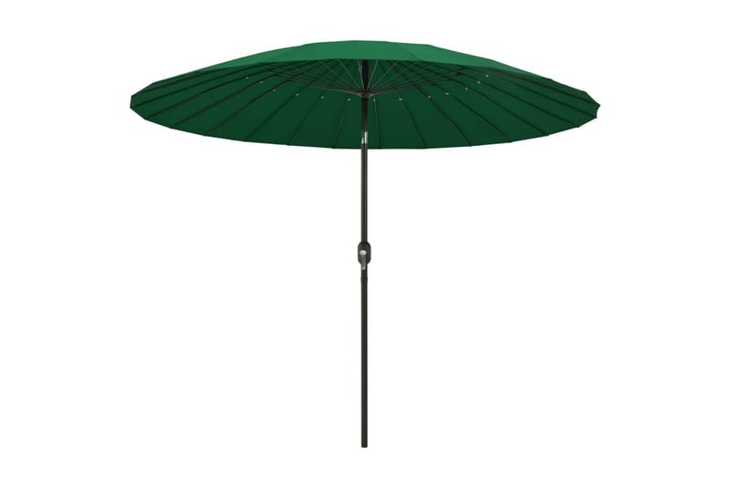Parasoll med aluminiumsstang 270 cm grønn - Grønn - Hagemøbler - Solbeskyttelse - Parasoller