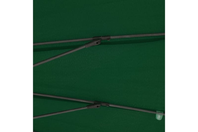 Parasoll med aluminiumsstang 270 cm grønn - Grønn - Hagemøbler - Solbeskyttelse - Parasoller
