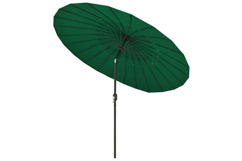Parasoll med aluminiumsstang 270 cm grønn - Grønn - Hagemøbler - Solbeskyttelse - Parasoller