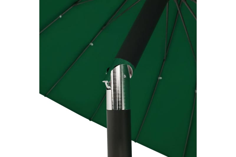 Parasoll med aluminiumsstang 270 cm grønn - Grønn - Hagemøbler - Solbeskyttelse - Parasoller