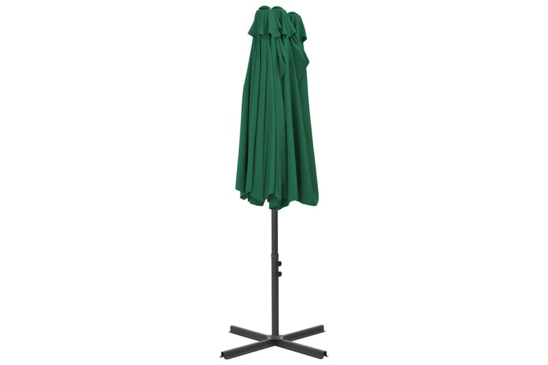 Parasoll med aluminiumsstang 460x270 cm grønn - Hagemøbler - Solbeskyttelse - Parasoller