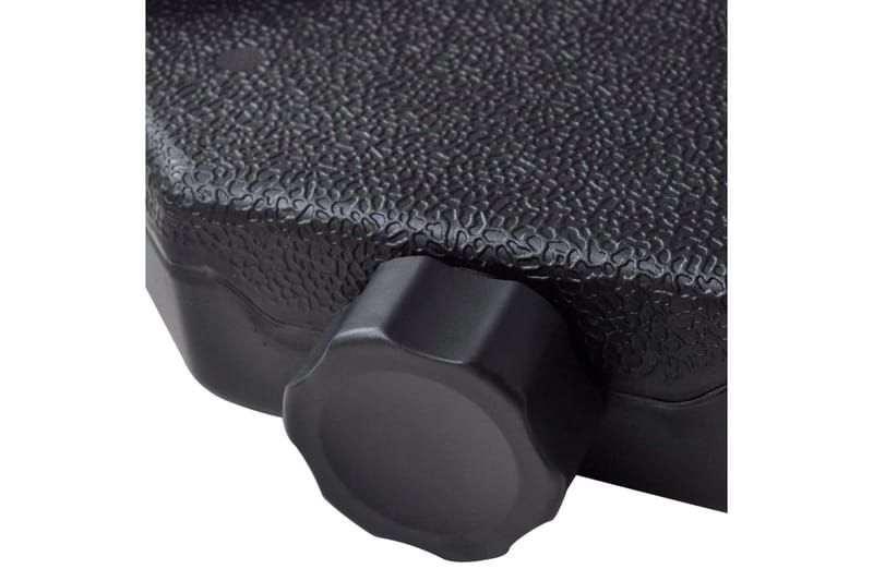 Parasoll med brbar base aluminium hvit - Hagemøbler - Solbeskyttelse - Parasoller
