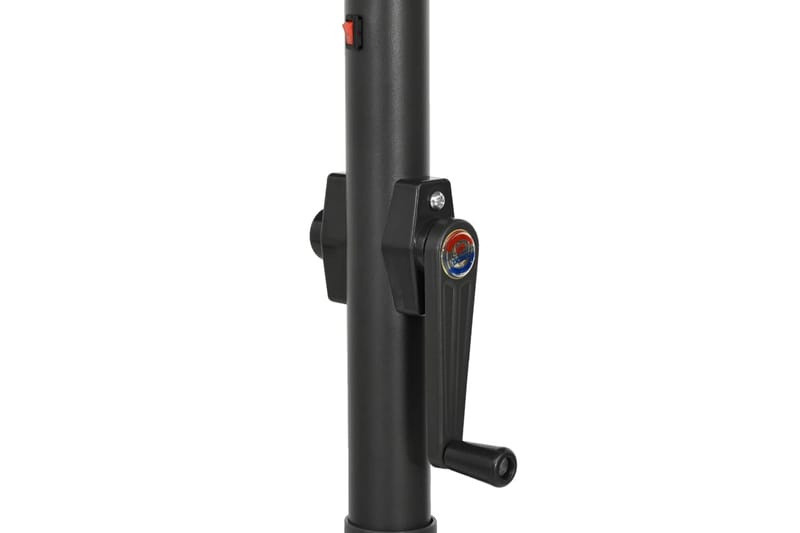 Parasoll med LED-lys sand 200x211 cm aluminium - Hagemøbler - Solbeskyttelse - Parasoller