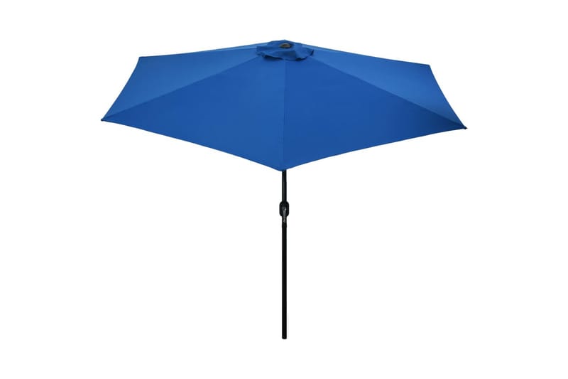 Parasoll med metallstang 300 cm asur - Hagemøbler - Solbeskyttelse - Parasoller