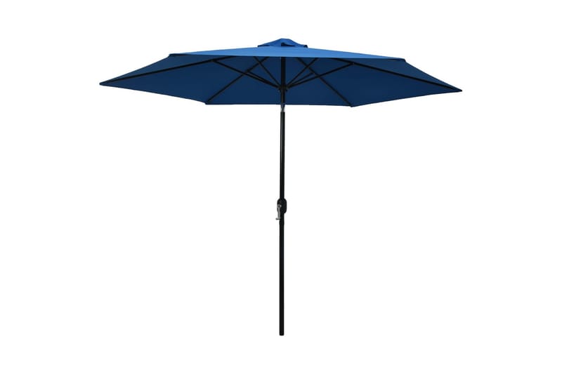 Parasoll med metallstang 300 cm asur - Hagemøbler - Solbeskyttelse - Parasoller