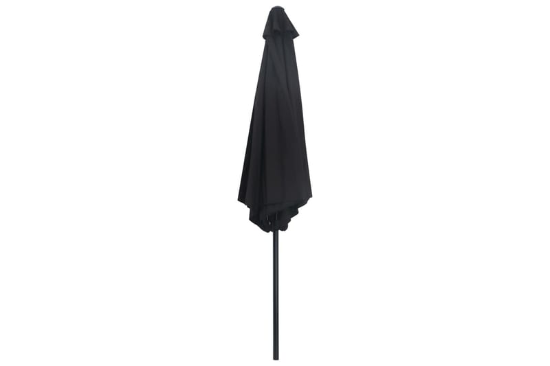 Parasoll med metallstang 300 cm svart - Hagemøbler - Solbeskyttelse - Parasoller