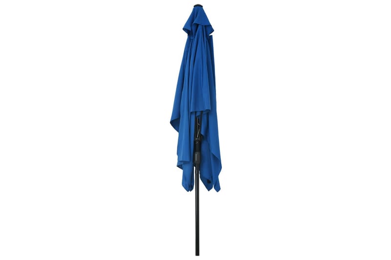 Parasoll med metallstang 300x200 cm asur - Hagemøbler - Solbeskyttelse - Parasoller