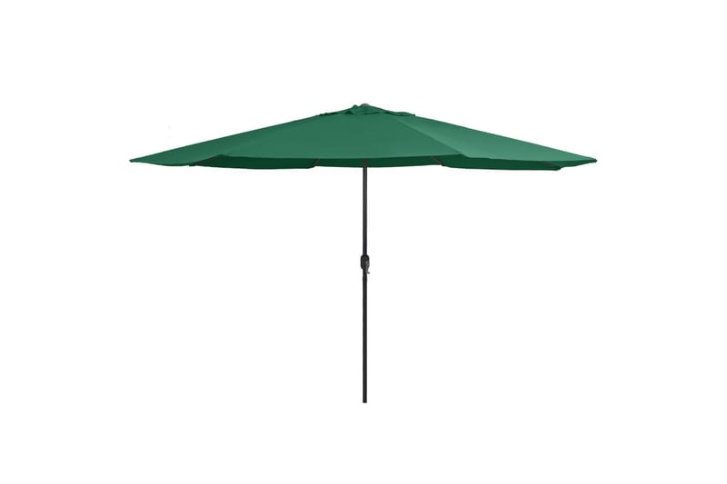 Parasoll med metallstang 400 cm grønn - Grønn - Hagemøbler - Solbeskyttelse - Parasoller