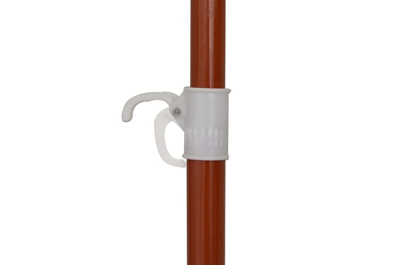 Parasoll med stålstang 180 cm sand - Beige - Hagemøbler - Solbeskyttelse - Parasoller