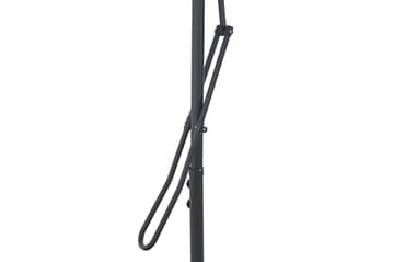 Parasoll med stålstang 250x250 cm grønn - Hagemøbler - Solbeskyttelse - Parasoller