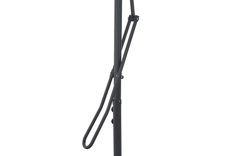 Parasoll med stålstang 250x250 cm grønn - Hagemøbler - Solbeskyttelse - Parasoller