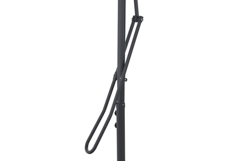 Parasoll med stålstang 300 cm grønn - Hagemøbler - Solbeskyttelse - Parasoller