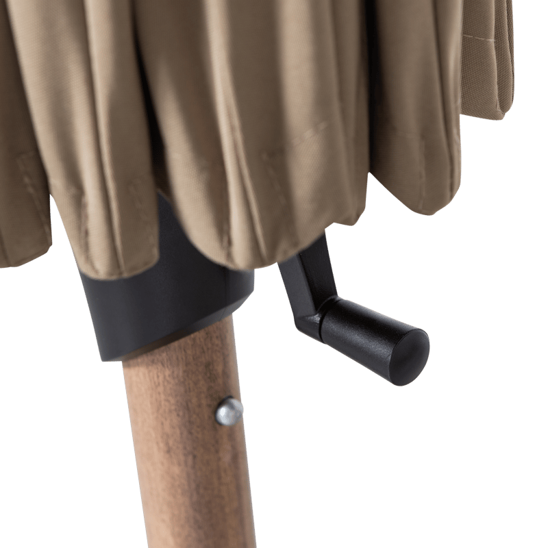 Parasoll Monica 280 cm utendørs - Sand/Grønn - Hagemøbler - Solbeskyttelse - Parasoller - Baliparasoll