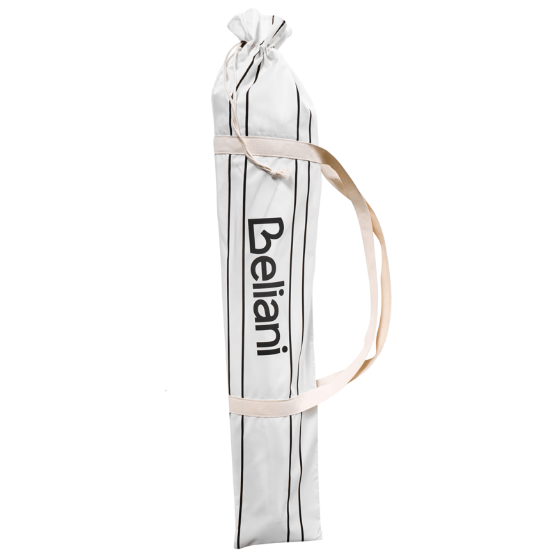 Parasoll utendørs 155 cm Mondello - hvit/svart - Hagemøbler - Solbeskyttelse - Parasoller - Strandparasoll