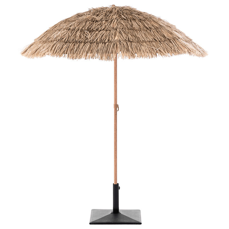 Parasoll utendørs 175 cm Civetta - naturlig/brun - Hagemøbler - Solbeskyttelse - Parasoller - Balkongparasoll