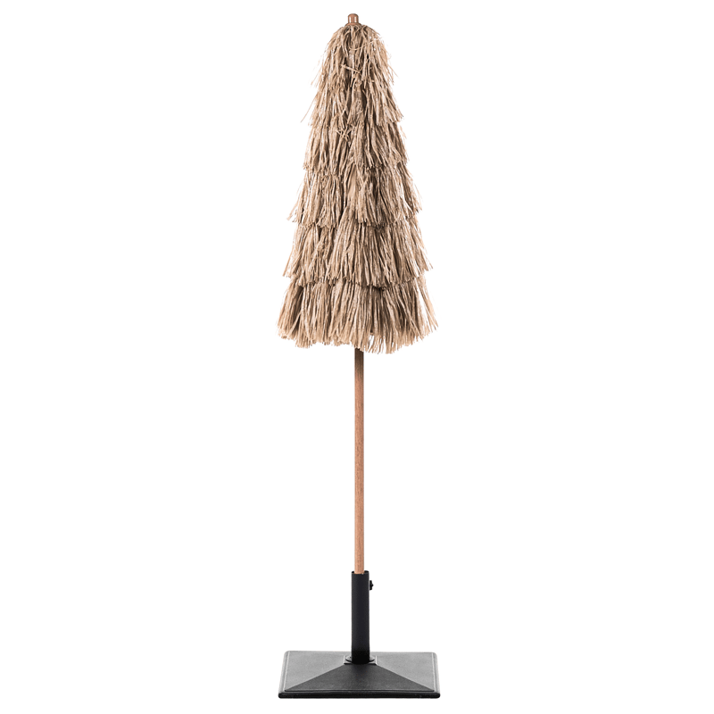 Parasoll utendørs 175 cm Civetta - naturlig/brun - Hagemøbler - Solbeskyttelse - Parasoller - Balkongparasoll