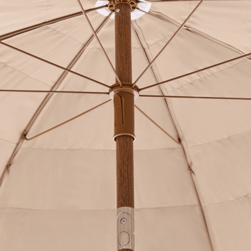 Parasoll utendørs 175 cm Civetta - naturlig/brun - Hagemøbler - Solbeskyttelse - Parasoller - Balkongparasoll