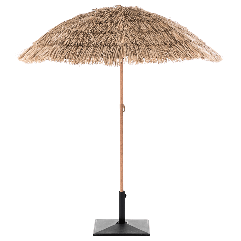 Parasoll utendørs 175 cm Civetta - naturlig/brun - Hagemøbler - Solbeskyttelse - Parasoller - Balkongparasoll