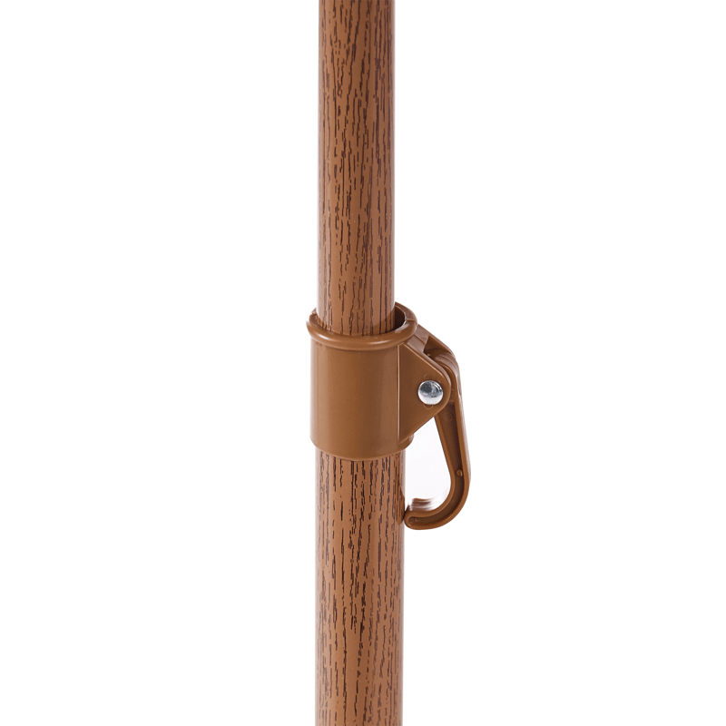 Parasoll utendørs 175 cm Civetta - naturlig/brun - Hagemøbler - Solbeskyttelse - Parasoller - Balkongparasoll