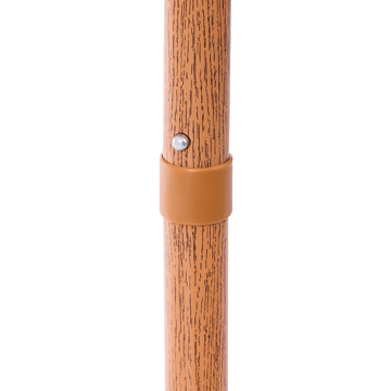 Parasoll utendørs 258 cm Murasa - hvit/brun - Hagemøbler - Solbeskyttelse - Parasoller - Balkongparasoll
