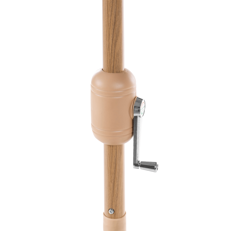 Parasoll utendørs 270 cm Isolotto - beige/brun/svart - Hagemøbler - Solbeskyttelse - Parasoller - Balkongparasoll