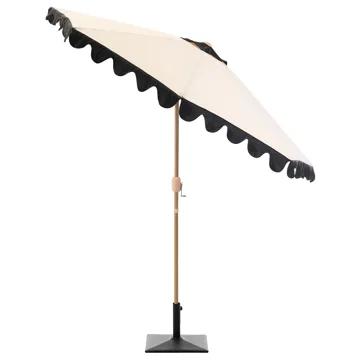 Parasoll utendørs 270 cm Isolotto - beige/brun/svart - Hagemøbler - Solbeskyttelse - Parasoller - Balkongparasoll