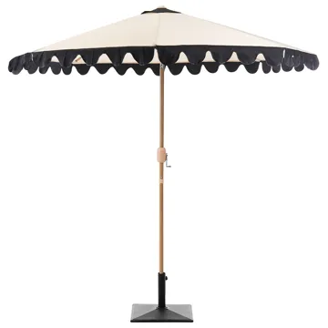 Parasoll utendørs 270 cm Isolotto - beige/brun/svart - Hagemøbler - Solbeskyttelse - Parasoller - Balkongparasoll