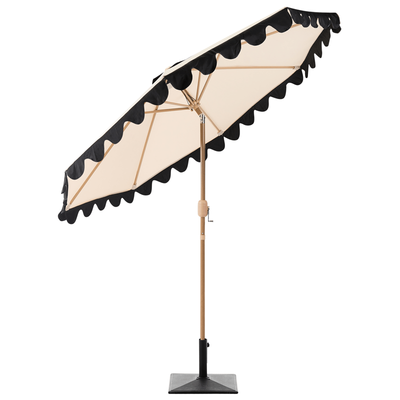 Parasoll utendørs 270 cm Isolotto - beige/brun/svart - Hagemøbler - Solbeskyttelse - Parasoller - Balkongparasoll
