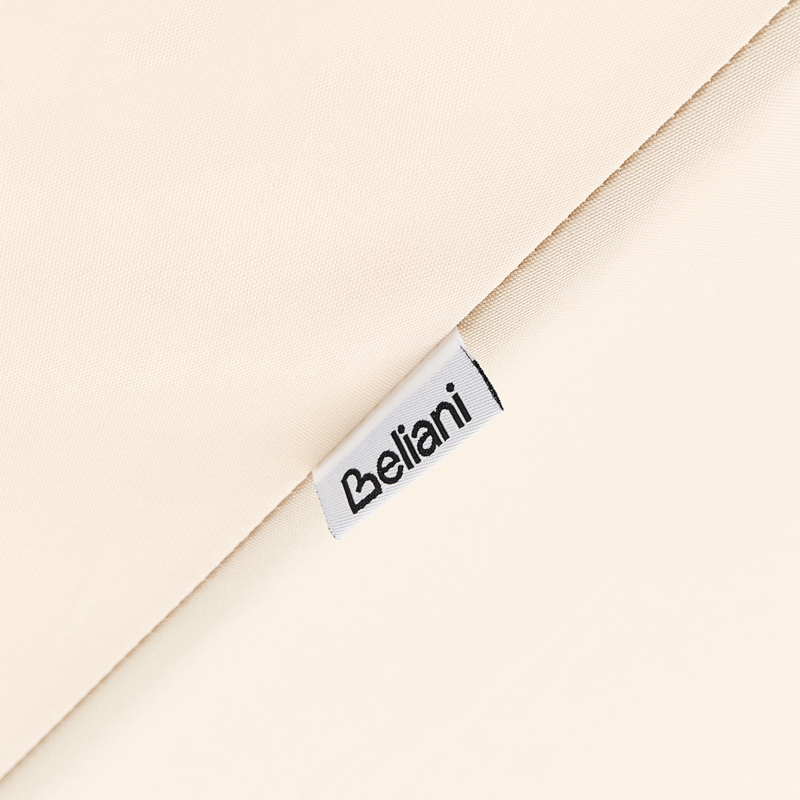 Parasoll utendørs 270 cm Isolotto - beige/brun/svart - Hagemøbler - Solbeskyttelse - Parasoller - Balkongparasoll