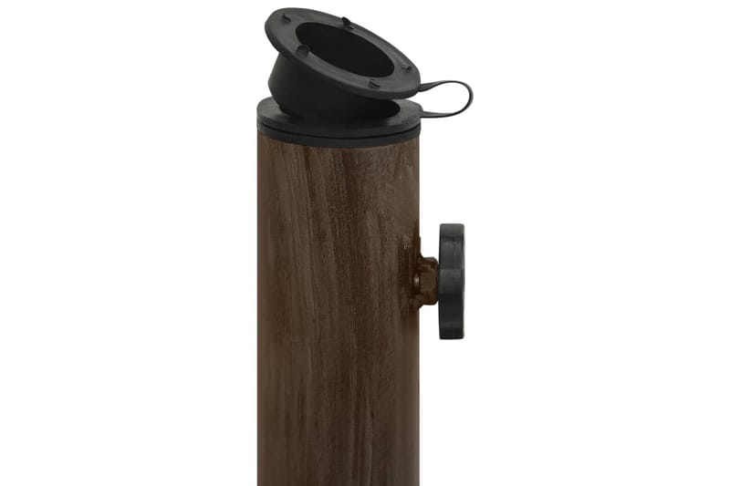 Parasollbase bronse 45x45x30 cm støpejern - Brun - Hagemøbler - Solbeskyttelse - Parasoller - Parasollfot