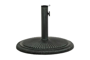 Parasollbase grønn 45x45x30 cm støpejern - grønn - Hagemøbler - Solbeskyttelse - Parasoller - Parasollfot