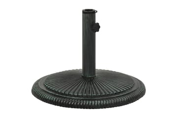 Parasollbase grønn 45x45x30 cm støpejern - grønn - Hagemøbler - Solbeskyttelse - Parasoller - Parasollfot
